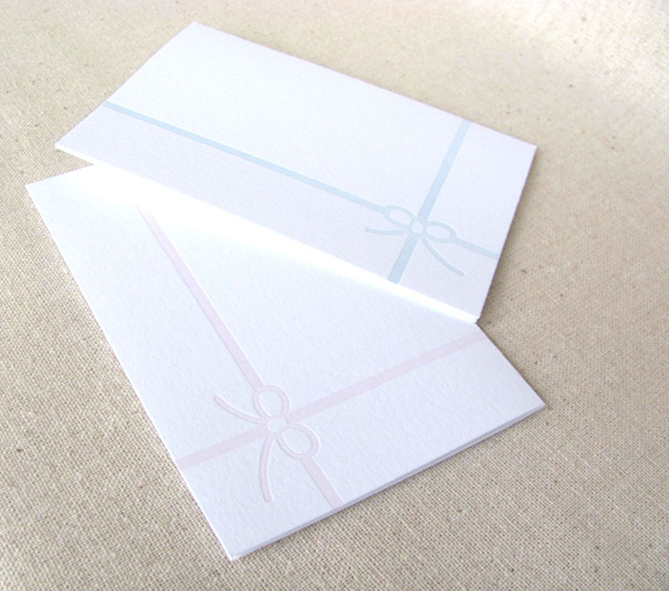 Classic Bow Note Cards