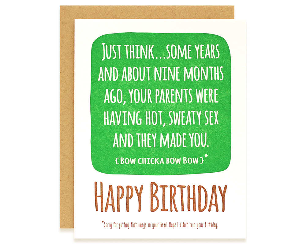 sexy birthday card