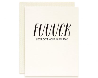 Belated Happy Birthday Card