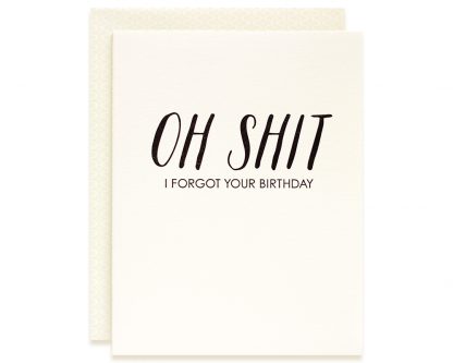 Happy Belated Birthday Card