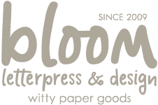 Logo - Bloom Letterpress & Design